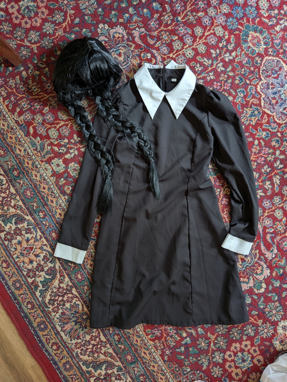 Wednesday Addams childs Costume Large 12/14